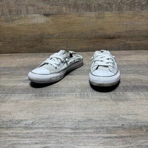 Converse Shoreline Dolphin Gray Canvas Slip On Sneakers Women's Size 6